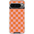 Orange Checkered Google Pixel 10 Pro XL Clear Case